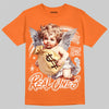 Jordan 3 Orange Citrus DopeSkill T-Shirt Real Ones Angel Graphic Streetwear - Orange