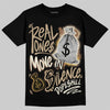 Jordan 1 High OG “Shop Jacket” DopeSkill T-Shirt Real Ones Move In Silence Graphic Streetwear - Black