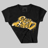 9060 Varsity Gold DopeSkill Women's Crop Top Rare Breed Type Graphic