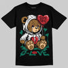 Jordan 3 Mexico 'El Vuelo' DopeSkill T-Shirt Broken Bear Graphic Streetwear - Black