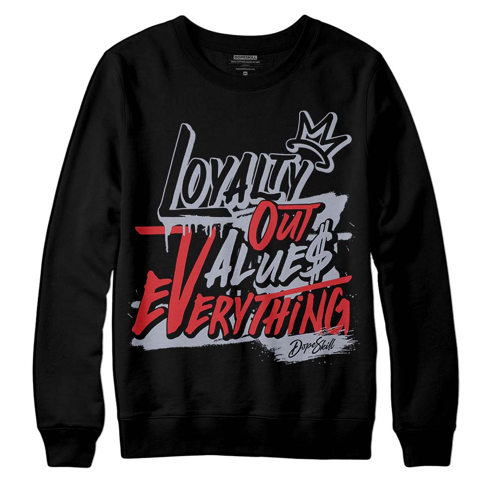 Jordan 4 “Bred Reimagined” DopeSkill Sweatshirt LOVE Graphic Streetwear - Black