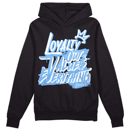 Jordan 9 Powder Blue DopeSkill Hoodie Sweatshirt LOVE Graphic Streetwear - Black