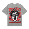 Grey Sneakers DopeSkill T-Shirt Root of Evil Graphic Streetwear - gravel