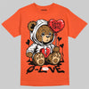 Jordan 1 Retro High OG Shattered Backboard (2025) DopeSkill T-Shirt Broken Bear Graphic Streetwear - orange