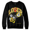 Jordan 4 Retro “Vivid Sulfur” DopeSkill Sweatshirt Loser Lover Graphic Streetwear - Black