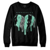 Jordan 3 "Green Glow" DopeSkill Sweatshirt Slime Drip Heart Graphic Streetwear - Black