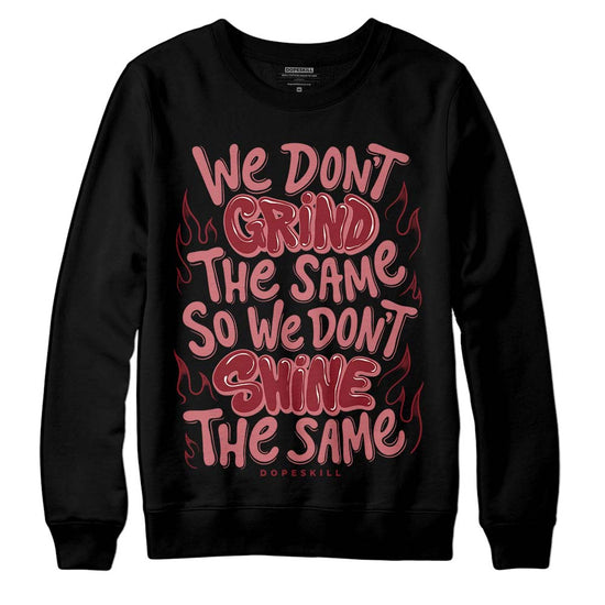 Valentine's Day Collection DopeSkill Sweatshirt Grind Shine Graphic Streetwear - Black 