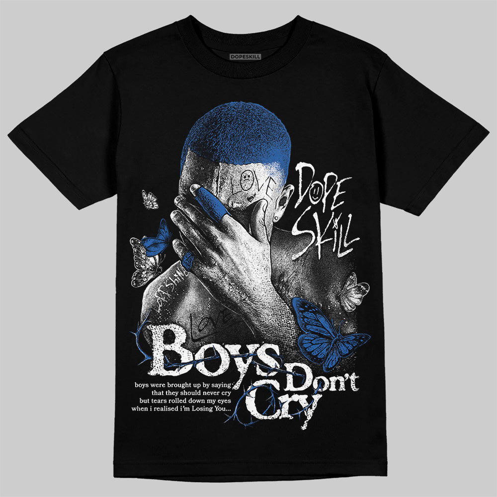 Jordan 12 “Blueberry” DopeSkill T-Shirt Boys Don't Cry Graphic Streetwear  Black