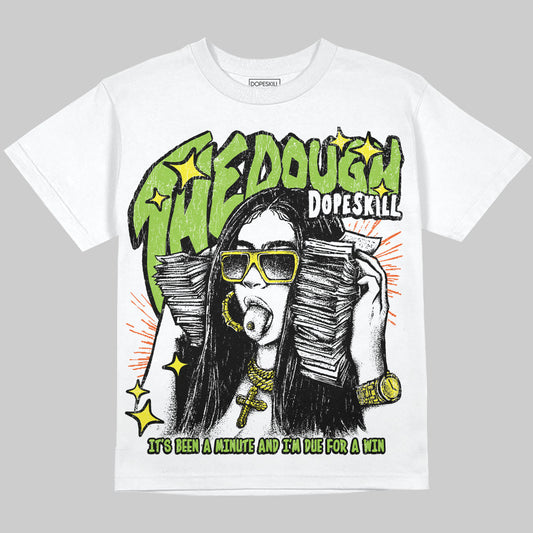 Neon Green Sneakers DopeSkill Oversize Print T-Shirt The Dough Graphic Streetwear