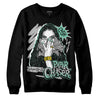 Jordan 3 "Green Glow" DopeSkill Sweatshirt NPC  Graphic Streetwear - Black