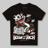 Jordan 1 Low OG “Mocha” DopeSkill Toddler Kids T-shirt Born To Be Rich Graphic Streetwear - Black