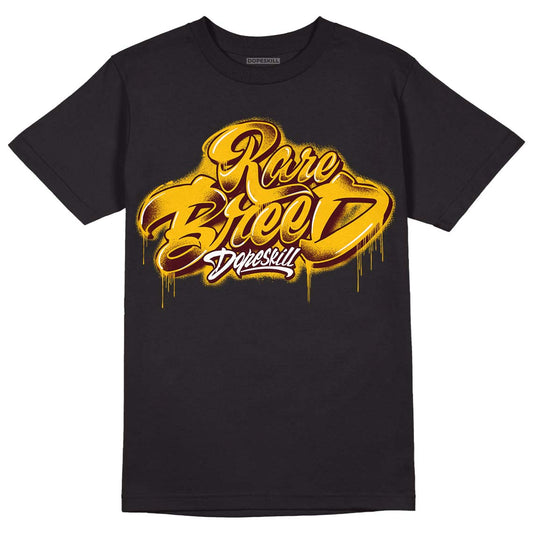 Dunk Yellow Bordeaux DopeSkill T-Shirt Rare Breed Type Graphic Streetwear - Black