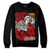 Jordan 4 Retro Red Cement DopeSkill Sweatshirt Stackin Mines Graphic Streetwear - Black