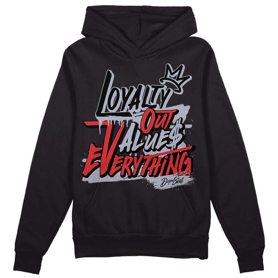 Jordan 4 “Bred Reimagined” DopeSkill Hoodie Sweatshirt LOVE Graphic Streetwear - Black