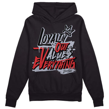 Jordan 4 “Bred Reimagined” DopeSkill Hoodie Sweatshirt LOVE Graphic Streetwear - Black