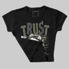 Olive 5s DopeSkill Women's Crop Top Trust No One Graphic