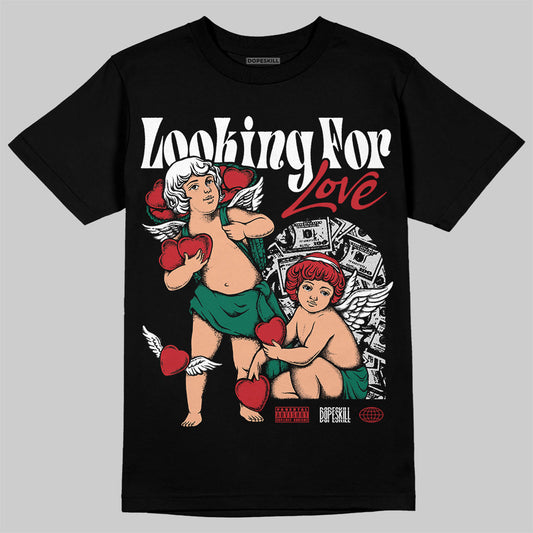 Jordan 5 ‘El Grito’ DopeSkill T-Shirt Looking For Love Graphic Streetwear - Black