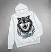 Wolf Grey 5s DopeSkill Hoodie Sweatshirt Wolf Grey Graphic