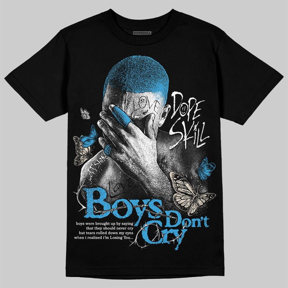 Jordan 1 High OG “UNC” Reimagined DopeSkill T-Shirt Boys Don't Cry Graphic Streetwear - Black