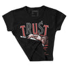 Dune Red 13s DopeSkill Women's Crop Top Trust No One Graphic