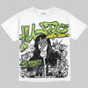 Neon Green Sneakers DopeSkill Oversize Print T-Shirt No Money No Lust Graphic Streetwear