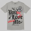Grey Sneakers DopeSkill T-Shirt You’re Lost Without Me Graphic Streetwear - Gravel