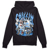 Jordan 9 Powder Blue DopeSkill Hoodie Sweatshirt Chillin Graphic Streetwear - Black