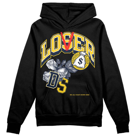 Dunk Low Vintage “Michigan” DopeSkill Hoodie Sweatshirt Loser Lover Graphic Streetwear - Black