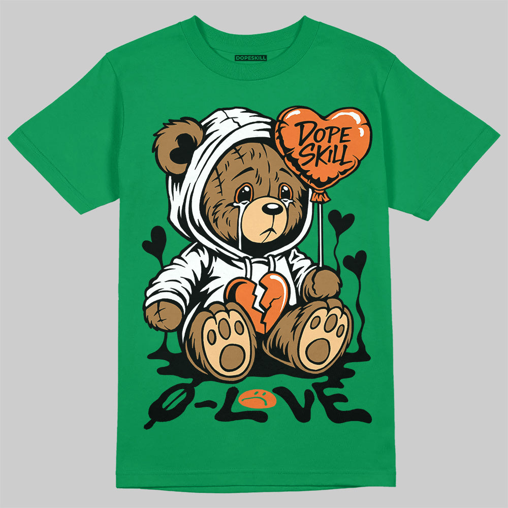 Jordan 3 Retro SP Nina Chanel Abney Bicoastal DopeSkill Green T-shirt Broken Bear Graphic Streetwear