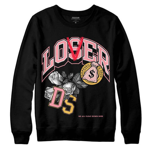 Jordan 3 GS “Red Stardust” DopeSkill Sweatshirt Loser Lover Graphic Streetwear - Black