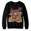 Jordan 3 GS “Red Stardust” DopeSkill Sweatshirt LOVE Graphic Streetwear - Black