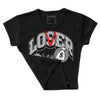 Shadow 1s DopeSkill Women's Crop Top Loser Lover Graphic