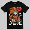 Jordan 1 Retro High OG Shattered Backboard (2025) DopeSkill T-Shirt Broken Bear Graphic Streetwear - Black