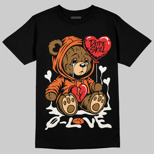 Jordan 1 Retro High OG Shattered Backboard (2025) DopeSkill T-Shirt Broken Bear Graphic Streetwear - Black