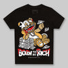 Jordan 6 “Pearl” DopeSkill Toddler Kids T-shirt Born To Be Rich Graphic Streetwear - Black