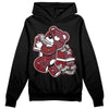 Jordan 1 Retro High OG “Team Red” DopeSkill Hoodie Sweatshirt Bear Steals Sneaker Graphic Streetwear - Black