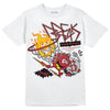 Jordan 12 “Red Taxi” DopeSkill T-Shirt Break Through Graphic Streetwear - White