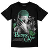 Jordan 1 High OG Green Glow DopeSkill T-Shirt Boys Don't Cry Graphic Streetwear - Black