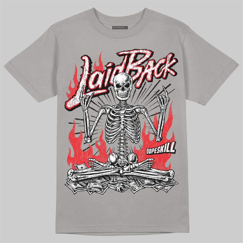 Grey Sneakers DopeSkill T-Shirt Laid Back Graphic Streetwear - Gravel