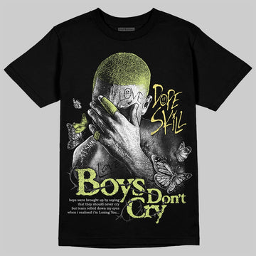 Jordan 4 GS “Light Lemon Twist” DopeSkill T-Shirt Boys Don't Cry Graphic Streetwear - black