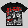 Jordan 11 Retro Cherry Oversize Print 'No Money No Lust' DopeSkill Graphic T-shirt Streetwear -  Black