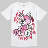 Jordan 1 Low “Pink Pack” DopeSkill T-Shirt Smile Through The Pain Graphic Streetwear - White