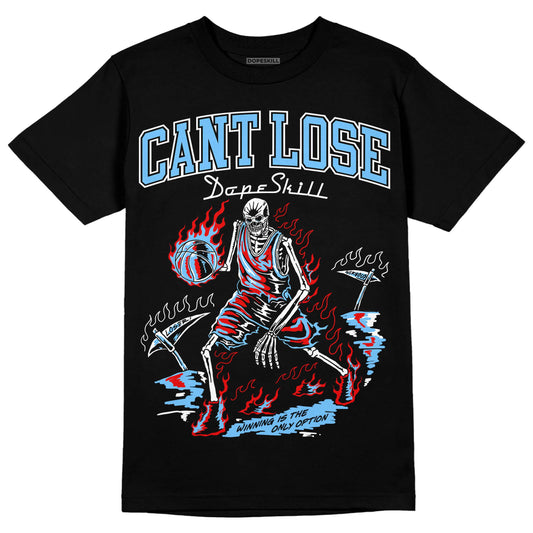 Travis Scott x Jordan 4 Retro 'Cactus Jack' DopeSkill T-Shirt Cant Lose Graphic Streetwear - Black