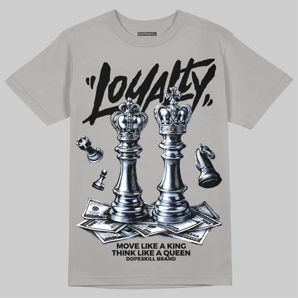 Grey Sneakers DopeSkill T-Shirt Loyalty Graphic Streetwear - Gravel
