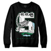 Jordan 5 “Lucky Green” DopeSkill Sweatshirt No.5 Graphic Streetwear - Black