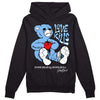 Jordan 9 Powder Blue DopeSkill Hoodie Sweatshirt Love Kills Graphic Streetwear - Black