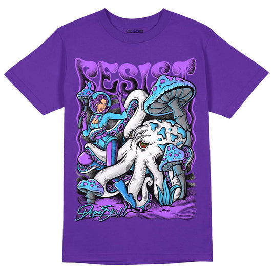PURPLE Sneakers DopeSkill Purple T-Shirt Resist Graphic Streetwear