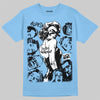 Jordan 11 Low University Blue DopeSkill T-Shirt Built Different Graphic Streetwear - Carolina Blue