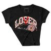 Legend Pink 11s DopeSkill Women's Crop Top Loser Lover Graphic