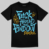 Jordan 11 Retro Gamma Blue (2025) DopeSkill T-Shirt F#ck Around And Find Out Graphic Streetwear - Black